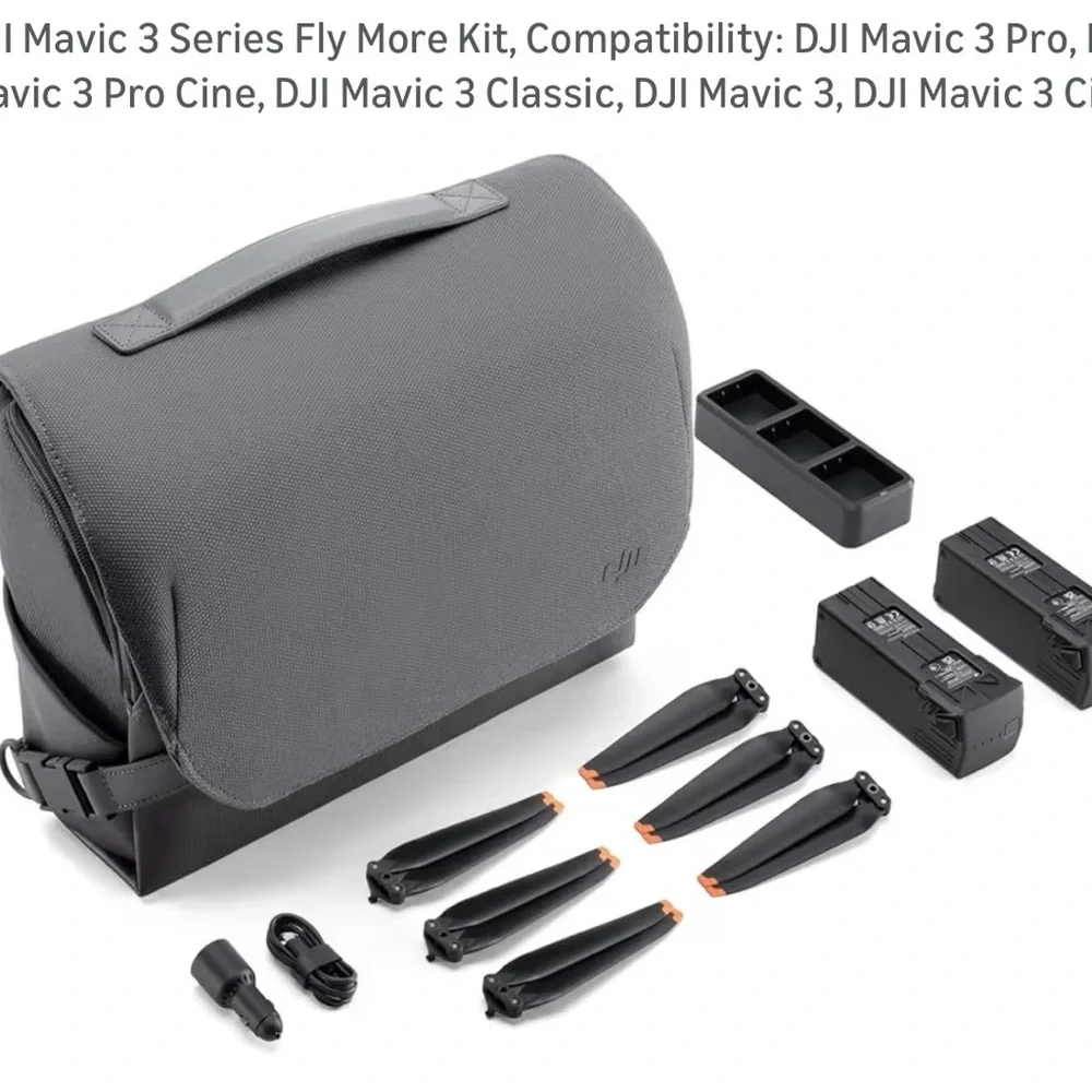 DJI Camera Bag and Accessories Set - Black